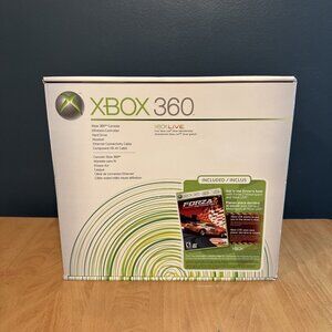 EMPTY BOX Microsoft Xbox 360 Original White Forza 2 Edition w/ Manual NO Console